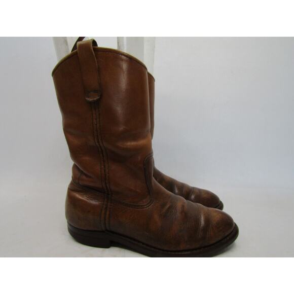 Red Wing Mens Size 8 D Brown Leather Work Cowboy Western Boots main image 8